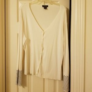 🌟White / Black Capri Cardigan